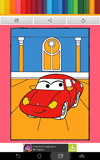 【免費教育App】Happy Cars Coloring For Kids-APP點子