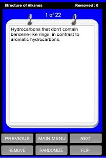 Organic Chemistry Terms App for Android icon