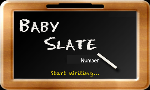 Baby Slate - Numbers