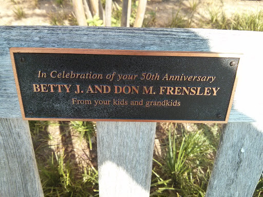 Betty J And Don M Frensley Memorial Bench