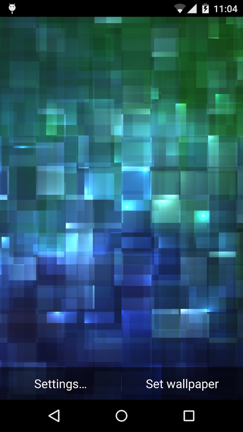 Crystalline Live Wallpaper Screen 1