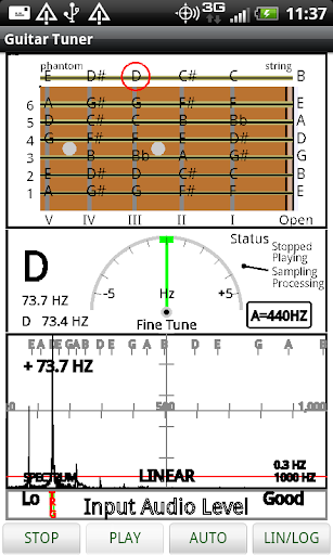 WithStrings Guitar Tuner