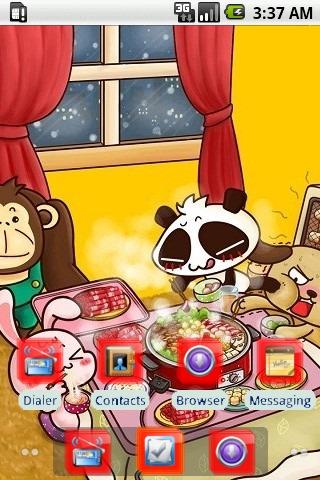 NONOPANDA NewYear SQTheme ADW