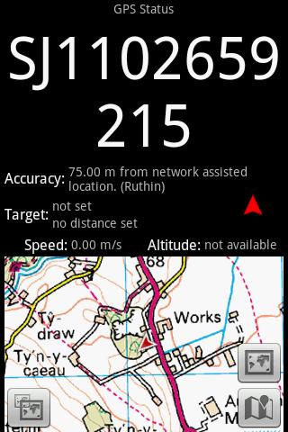 GPS Grid Reference Lite Screen 3