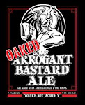 OAKED Arrogant Bastard Ale