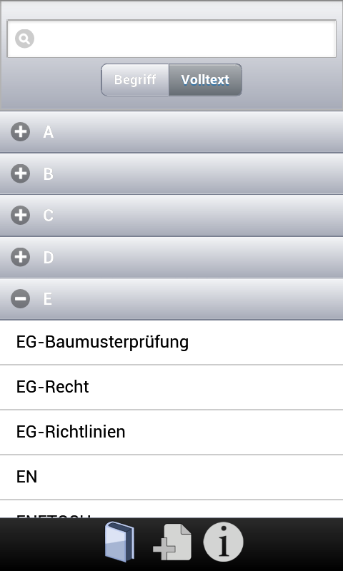Lexikon Arbeitsschutz EHS Screen 1