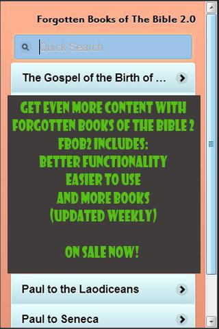 【免費書籍App】Forgotten Books of the Bible-APP點子