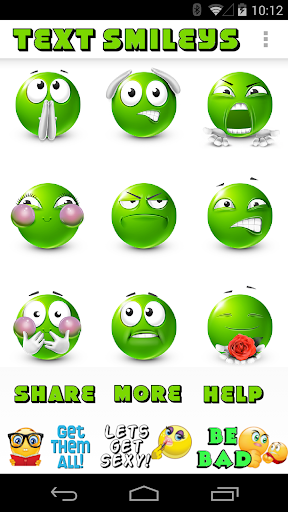 【免費社交App】Text Smileys ™ Green-APP點子