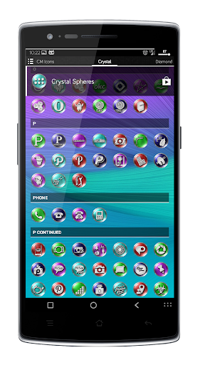 【免費個人化App】Crystal Sphere icon pack-APP點子
