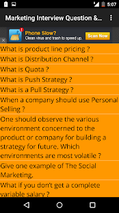 Marketing Interview Questions Screenshots 3