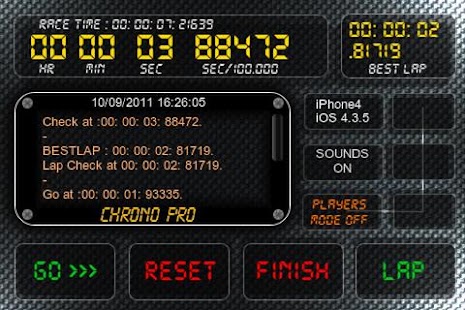 Chrono PRO Screen 2