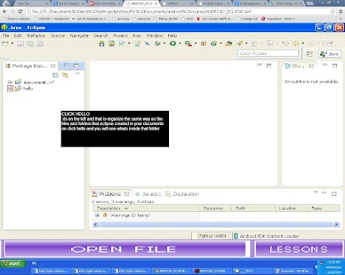 Android Eclipse Live Tutorial Screenshots 2