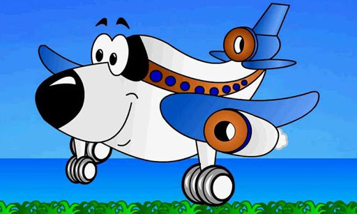 Funny airplanes for kids
