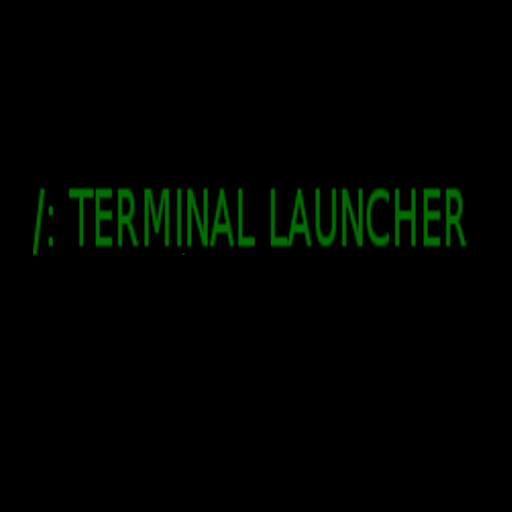 Launch terminal. Terminal.