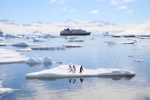 Hurtigruten-Fram-in-Antarctica - An adventure of a lifetime awaits you aboard Hurtigruten's flagshp Fram as it explores the icy waters of Antarctica.