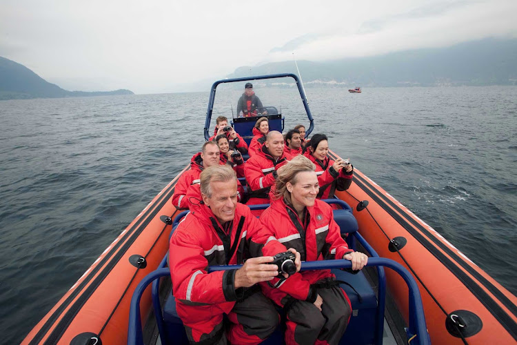 A Zodiac wildlife eco tour at Sewell's Marina in Vancouver