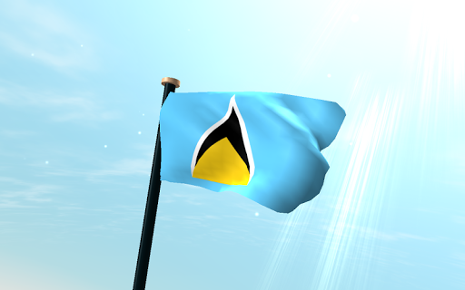 免費下載個人化APP|Saint Lucia Flag 3D Free app開箱文|APP開箱王