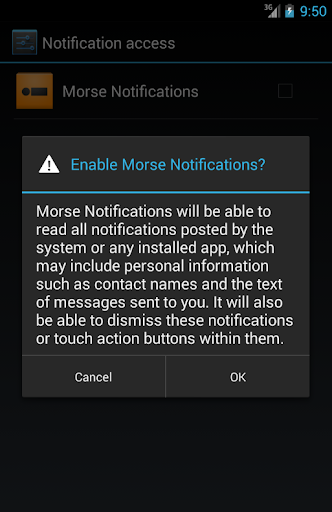 Morse Notifications