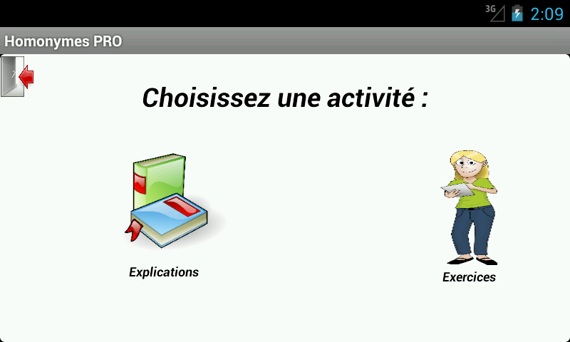Homonymes PRO Screen 3