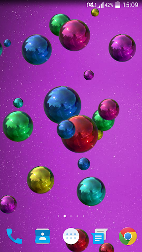 【免費個人化App】Space Bubbles Live Wallpaper-APP點子