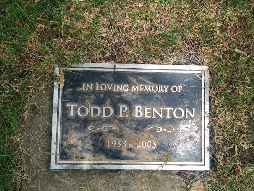 In loving memory of Todd p. Benson
