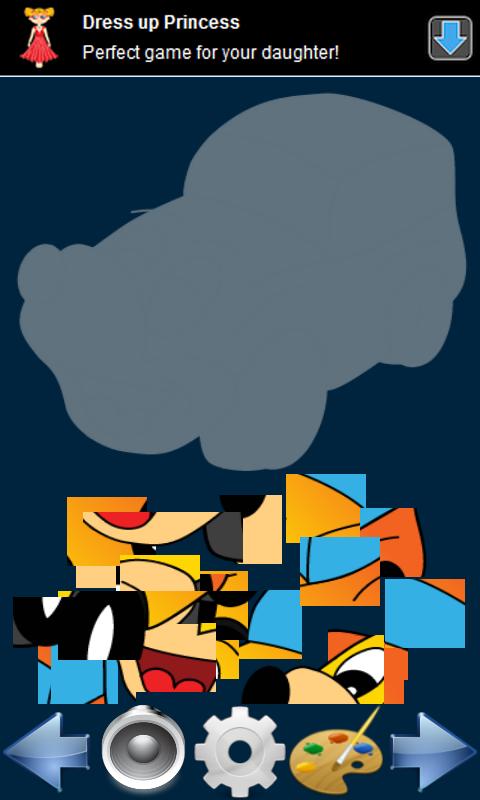 Android application Puzzle Shapes - Vehicle screenshort