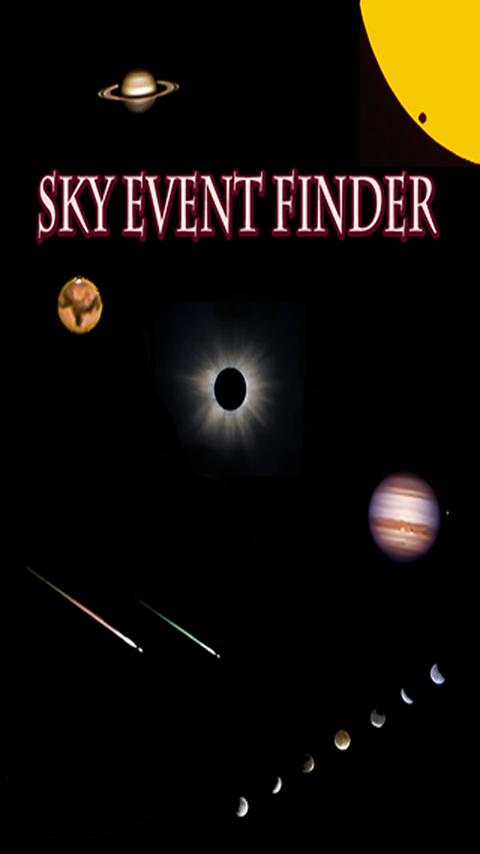 Android application Sky Event Finder screenshort