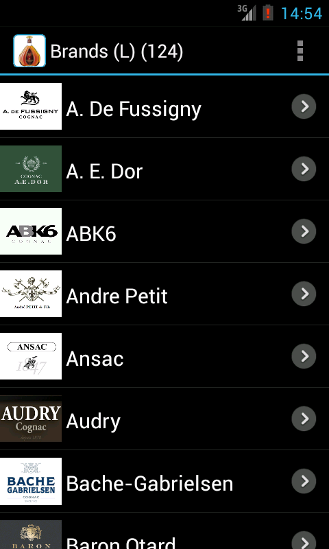 Cognac Companion Screen 2