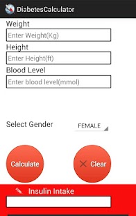 Diabetes Calculator