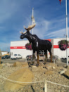 Manning Moose Statue