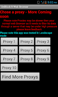 Unblock It Mobile Proxy List L