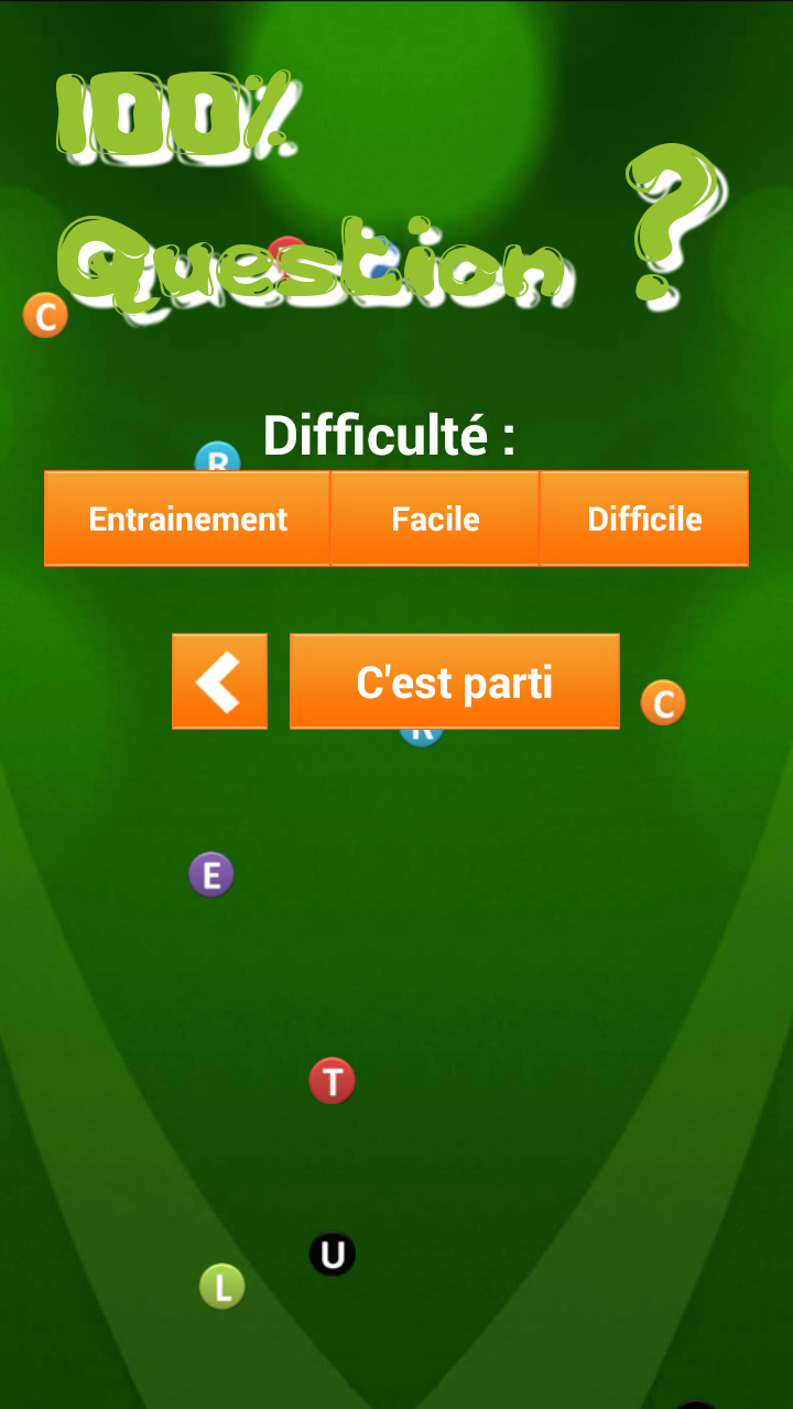100% Question Screen 3