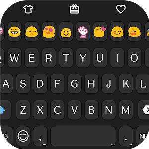 Simple Black Emoji keyboard.apk 1.1