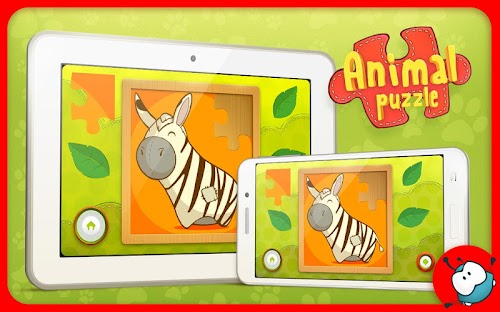 Android application My First Animal Puzzle screenshort