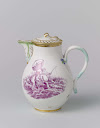 Milk jug with putti on clouds