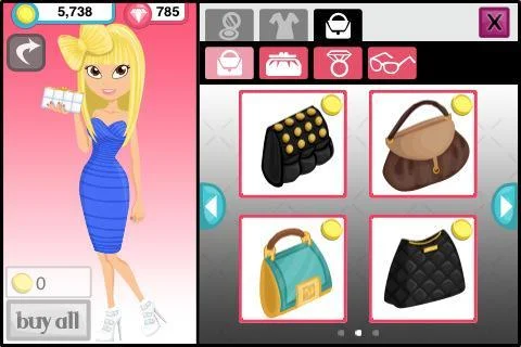 Игра История бутика. Зимний каталог для планшетов на Android