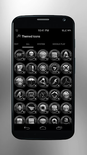 【免費個人化App】Black Tags - Icon Pack-APP點子