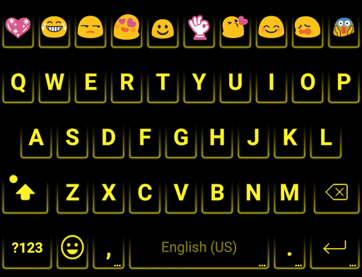 免費下載個人化APP|Neon Orange - Emoji Keyboard app開箱文|APP開箱王