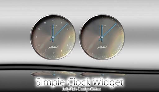 シンプルなアナログ時計ウィジェット