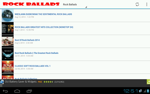 【免費媒體與影片App】Rock Ballads and Rock Radio-APP點子