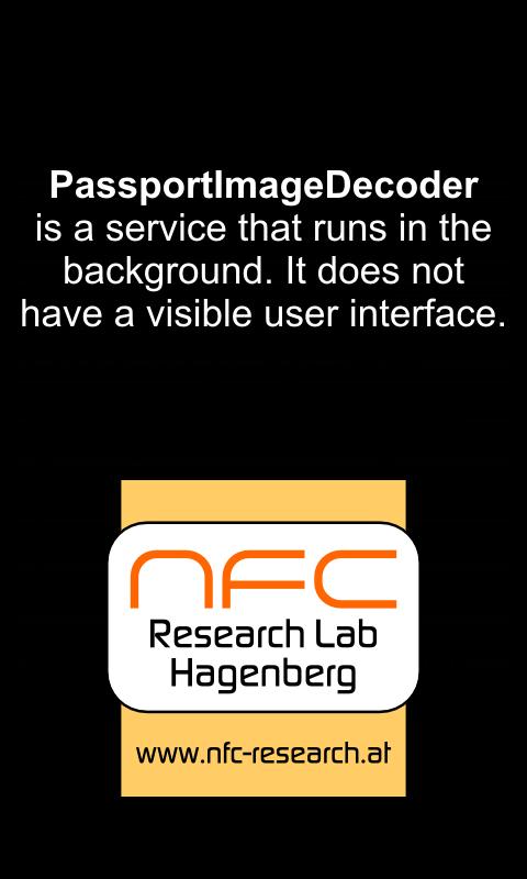 Android application PassportImageDecoder screenshort