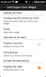 Gold digital clock by EasyDevTools poster 7