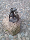 Skulptur Fox