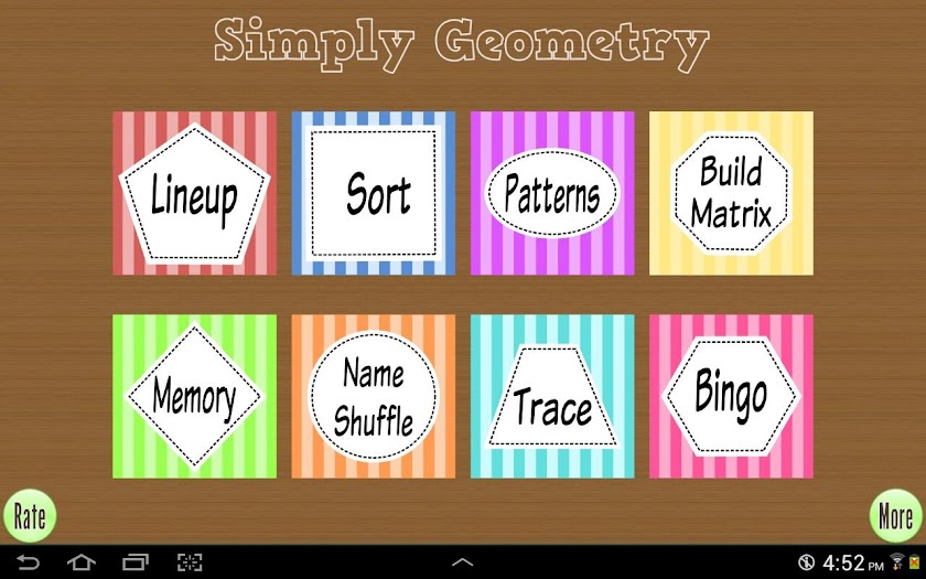 Simply Geometry K-2 math games Screen 1