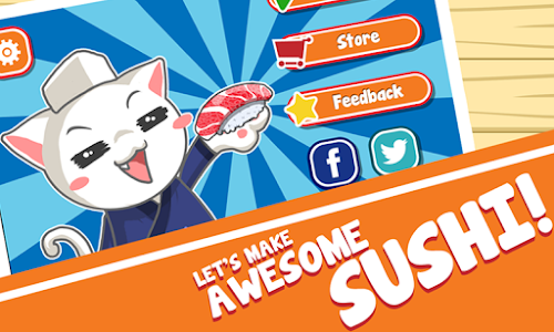 Android application Sushi Cat - Cat Cheff screenshort