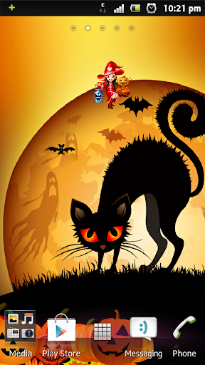 免費下載個人化APP|Halloween Cat Yin LWP app開箱文|APP開箱王