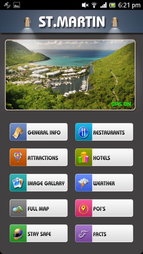 Android application St. Martin Offline Map Guide screenshort