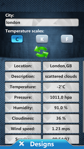 New Weather Clock Widget