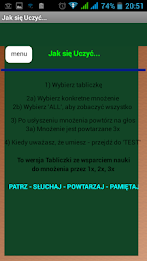 multiplication table 5 free poster 2