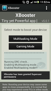 XBooster *ROOT* - Free Screenshot